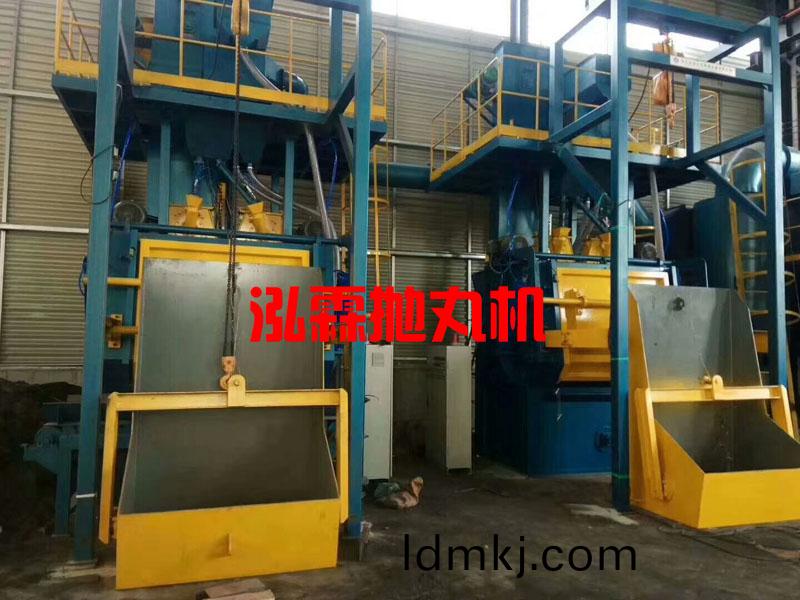 Q3210自(zi)動上(shang)下料(liao)履帶(dai)式抛丸(wan)機(ji)